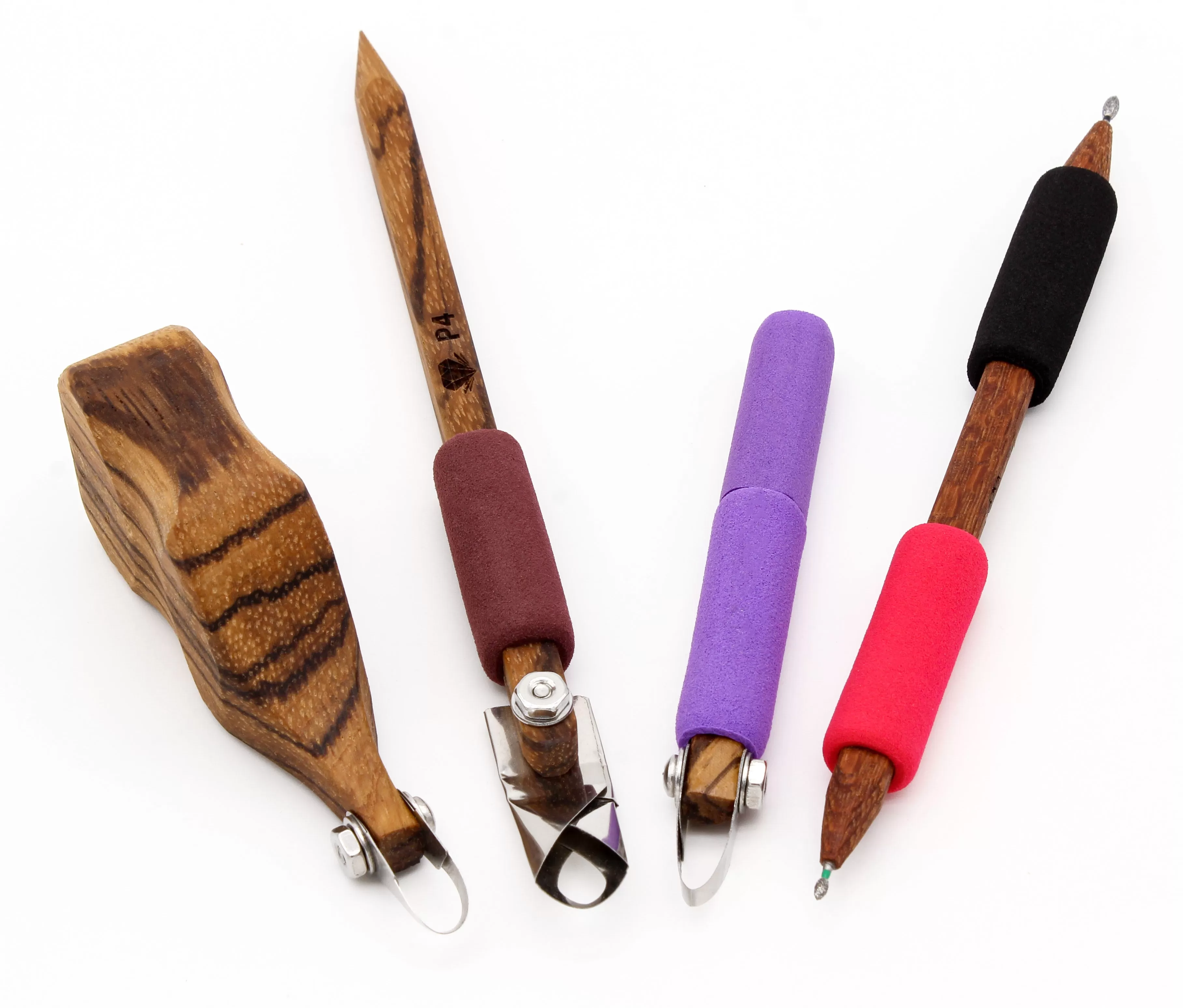 4-Piece Exotic Carving Tool Set