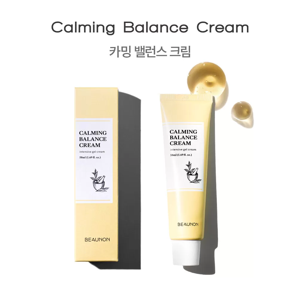 6 Pieces Beaunon Calming Balance Creams 50ml Facial Soothing Moisture Skincare Korean Best Popular Selling Beauty Face soothes hyaluronic acid Red Spots Trouble Cosmetics