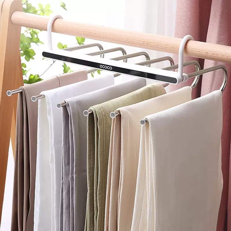 Adjustable Pants Rack Clothes Organizer