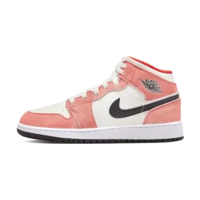 Air Jordan 1 Mid SE GS 'Orange Suede'