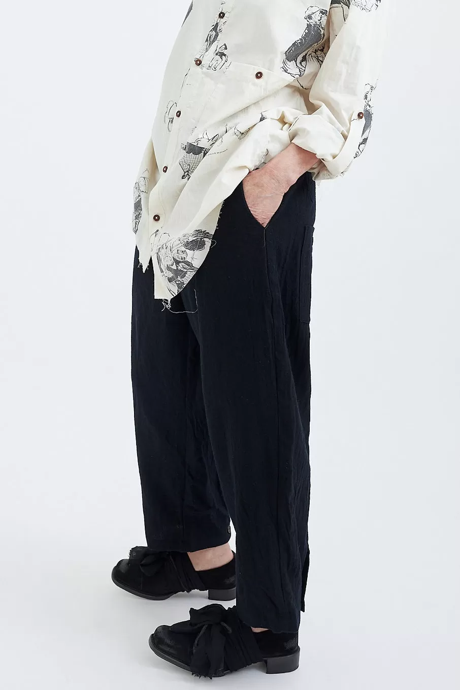 Aleksandr Manamis - Semi Wide Cropped Pant