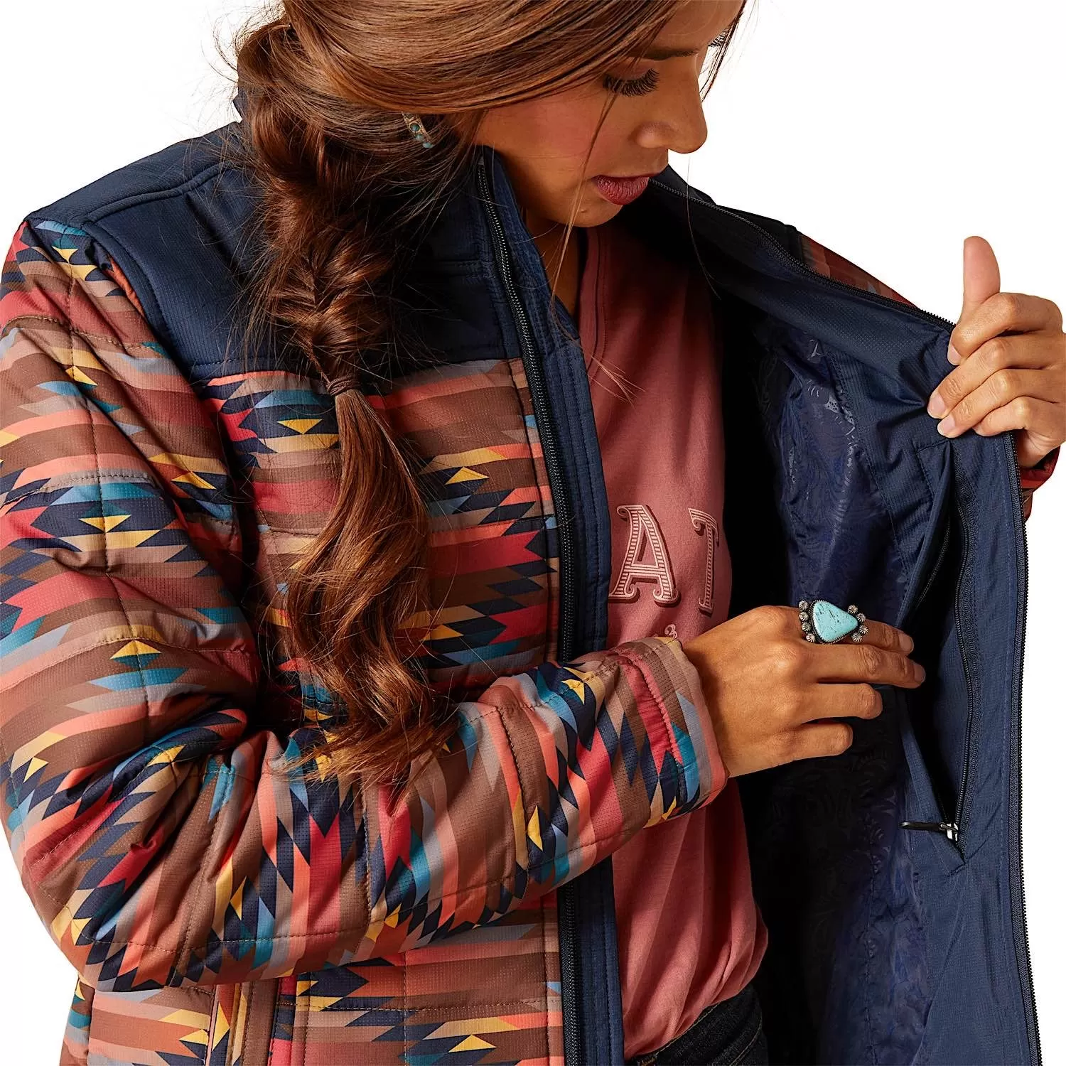 Ariat Womens Crius Insulated Jacket Mirage Print