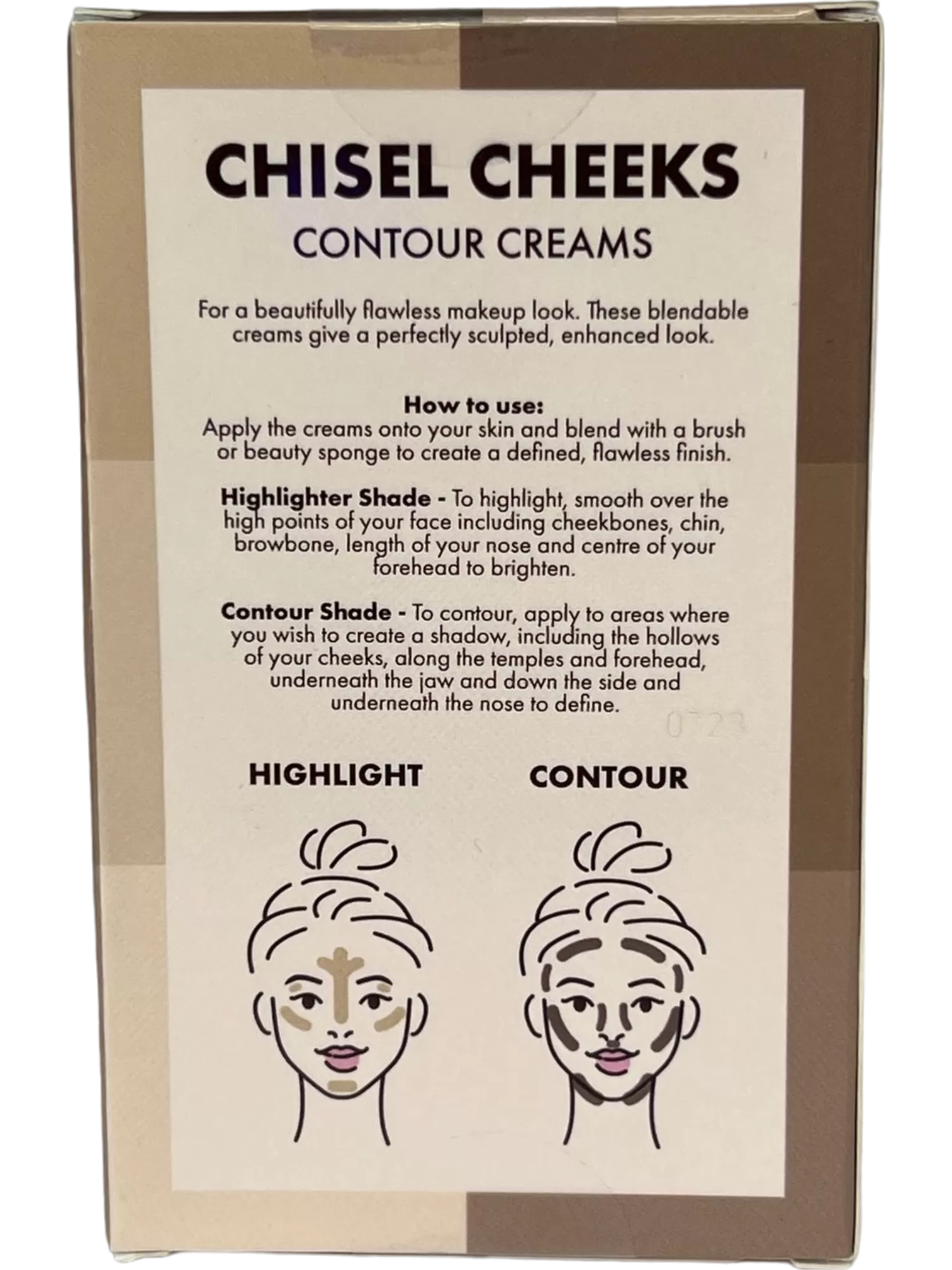 Barry M Chisel Cheeks Contour Cream Sticks Face Makeup