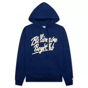 BB Script Hoodie - Blue Depths