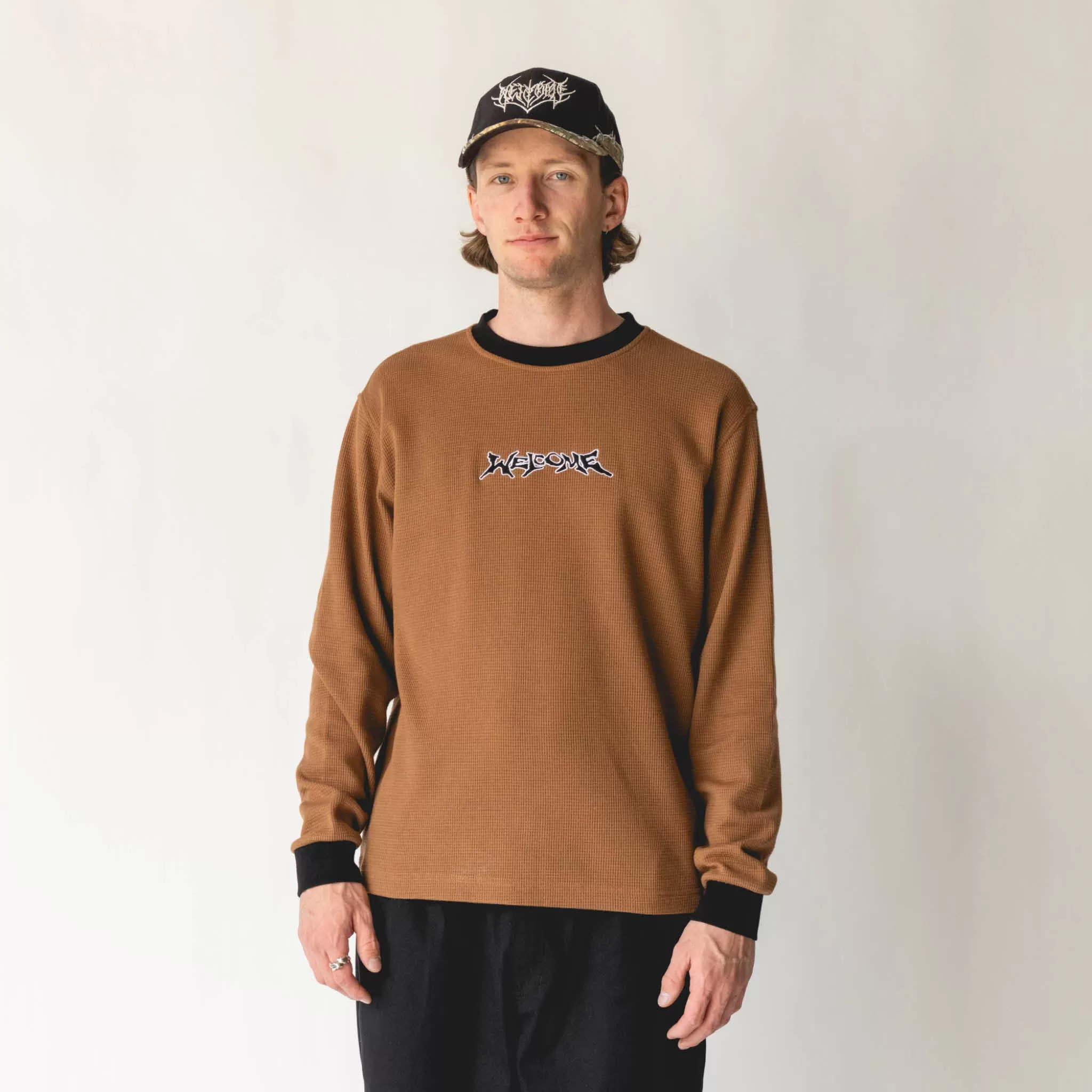 Breakdown L/S Embroidered Thermal - Brown