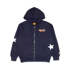 Carrots Men Star Zip Hoodie Navy