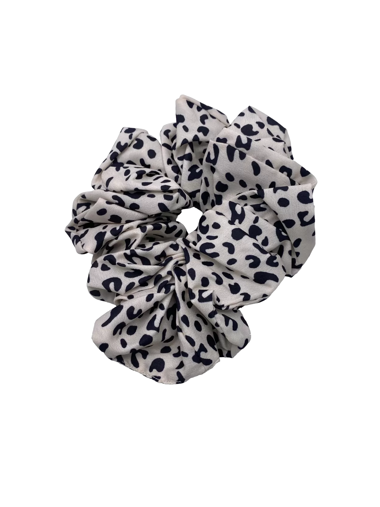 Claire's Beige Animal Print Scrunchie One Size