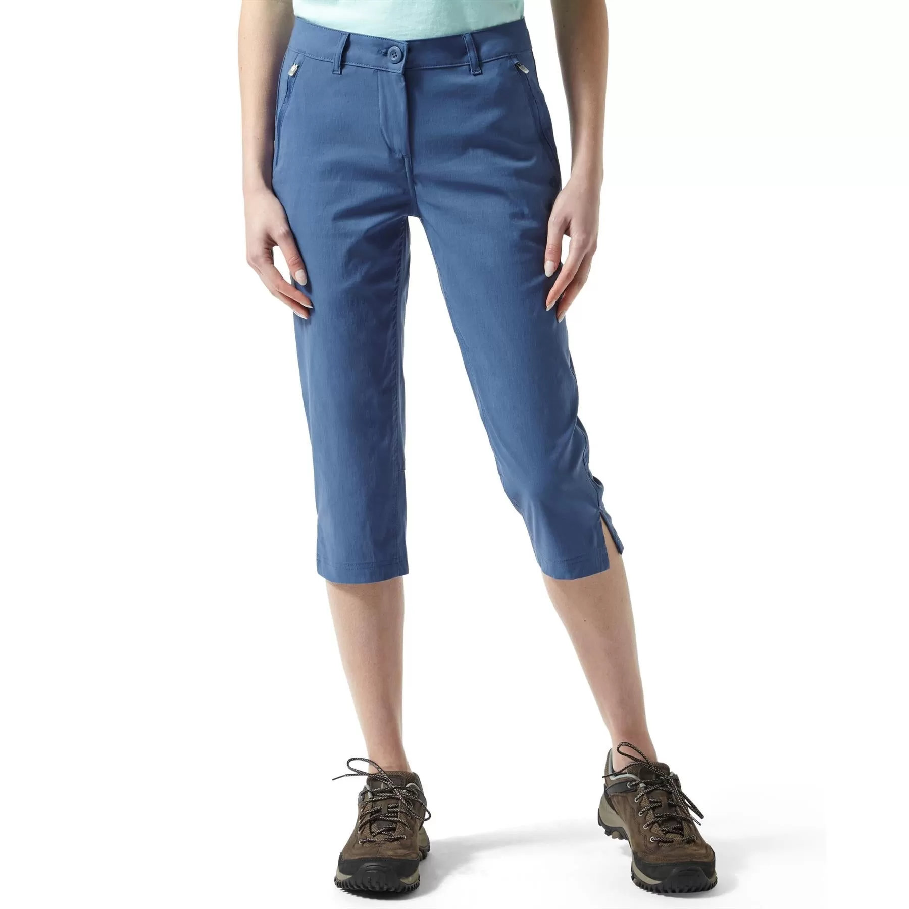 Craghoppers Womens Kiwi Pro Full Stretch 3/4 Crops  Capri Light Summer Trousers