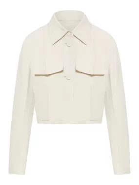 Cream gabardine jacket