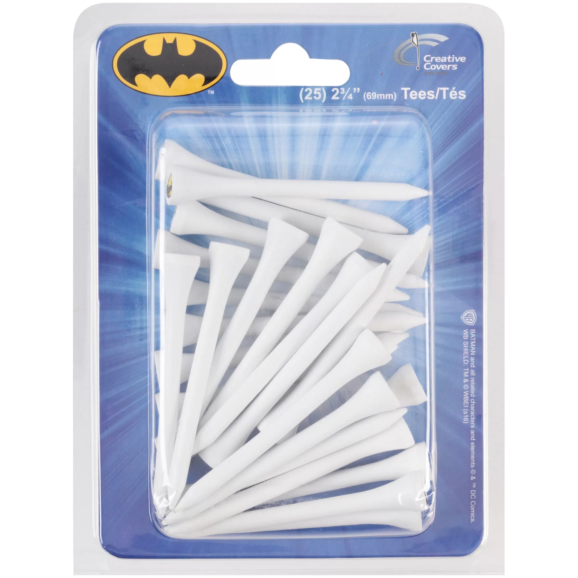 Creative Covers DC Comic Heroes Golf Tees 25 pc