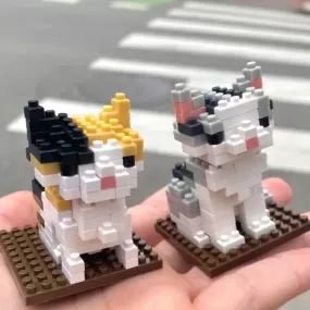 Cute Cat Building Blocks