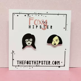 Daria and Jane Stud Earrings