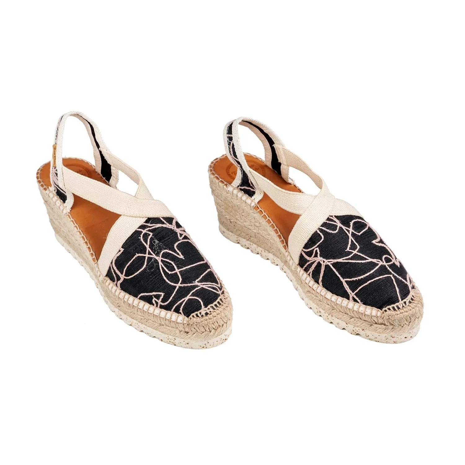 Embroidered Wedge Espadrille for Women - Terra-TA