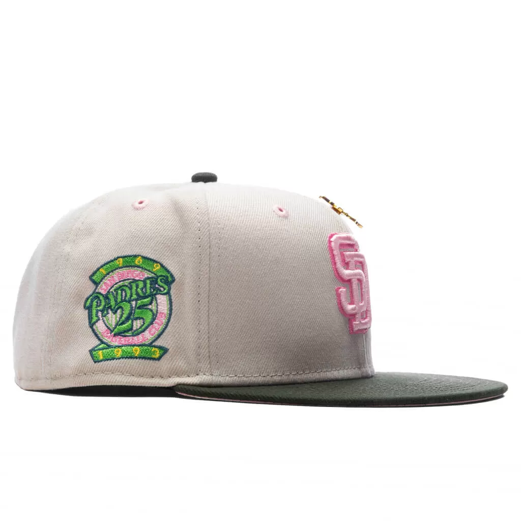 Feature x New Era Lotus 59FIFTY Fitted - San Diego Padres