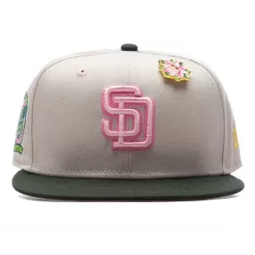 Feature x New Era Lotus 59FIFTY Fitted - San Diego Padres