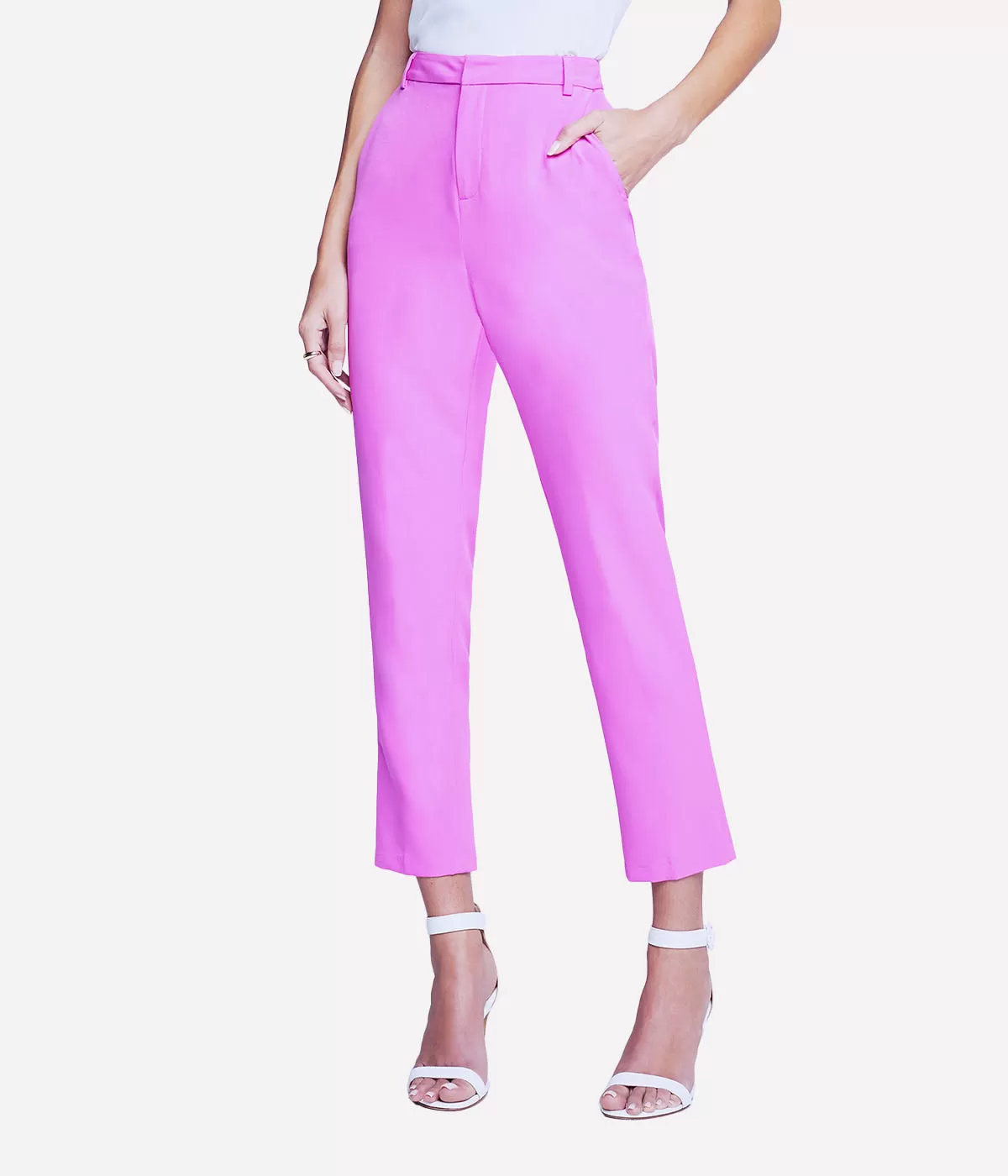 *FINAL SALE* Ludivine Trouser in Bright Violet