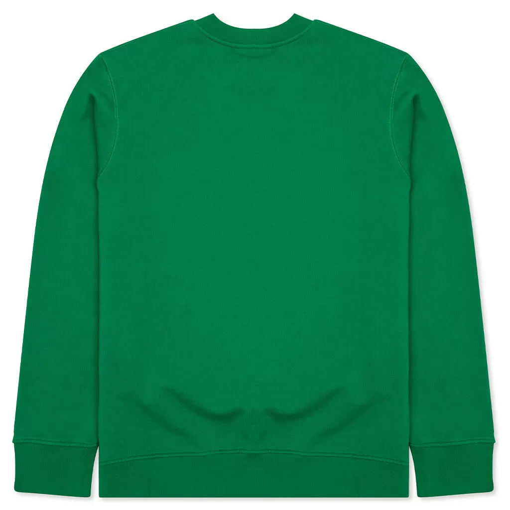 Finish Line Large Embroidered Sweatshirt - Green