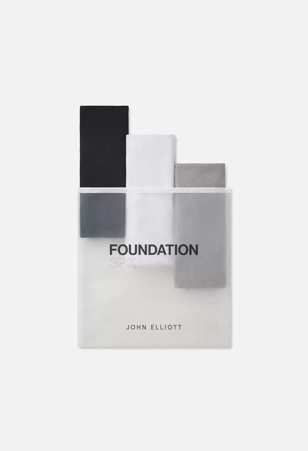 Foundation 3 Pack Tees / Greyscale