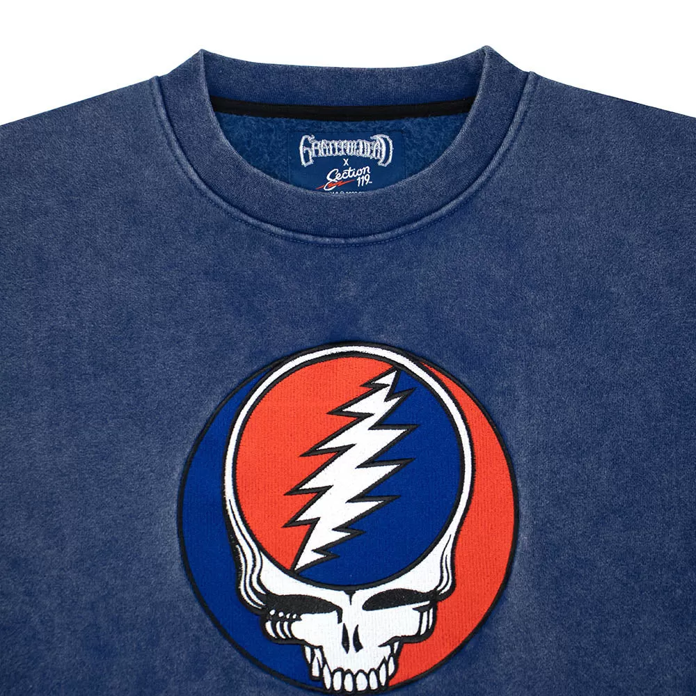 Grateful Dead | Pigment Dye Fleece | Large Steal Your Face