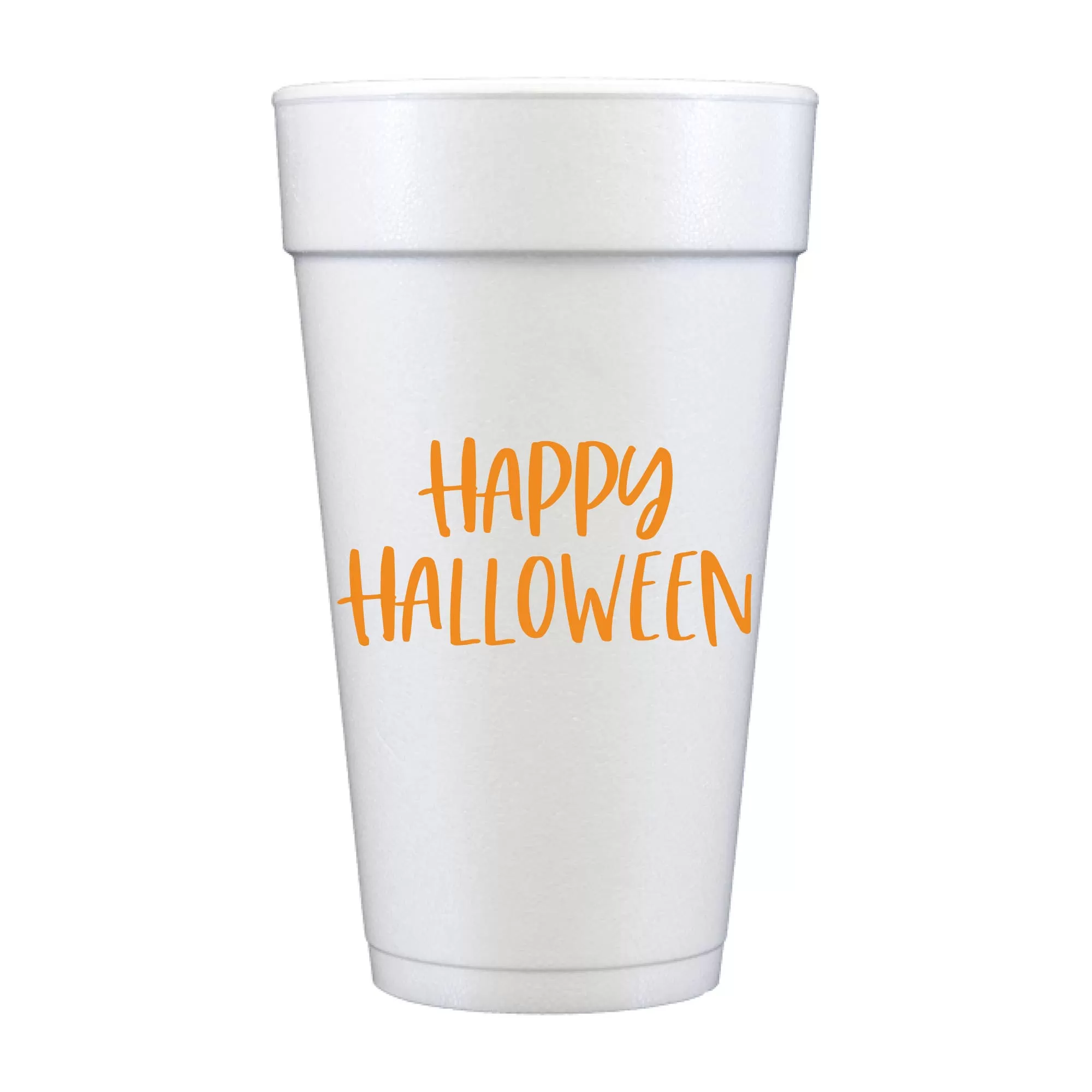 Happy Halloween - Set of 10 Foam Cups 20oz