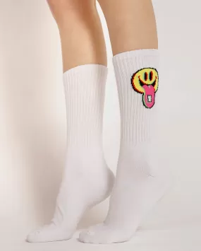 Happy Hour Acid Smiley Socks