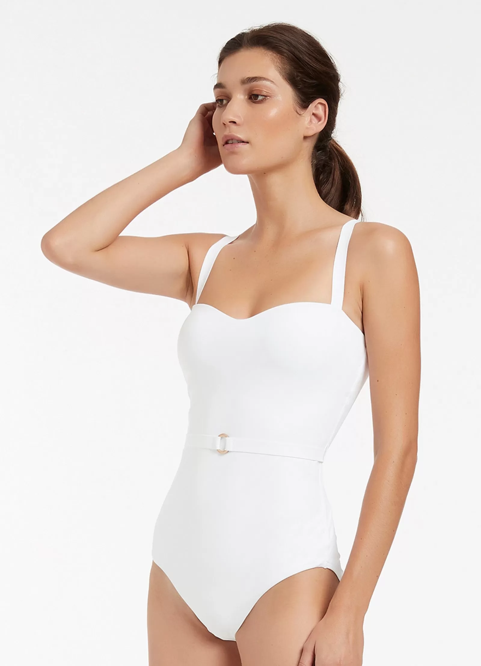 Jetset Infinity Tank One Piece - White