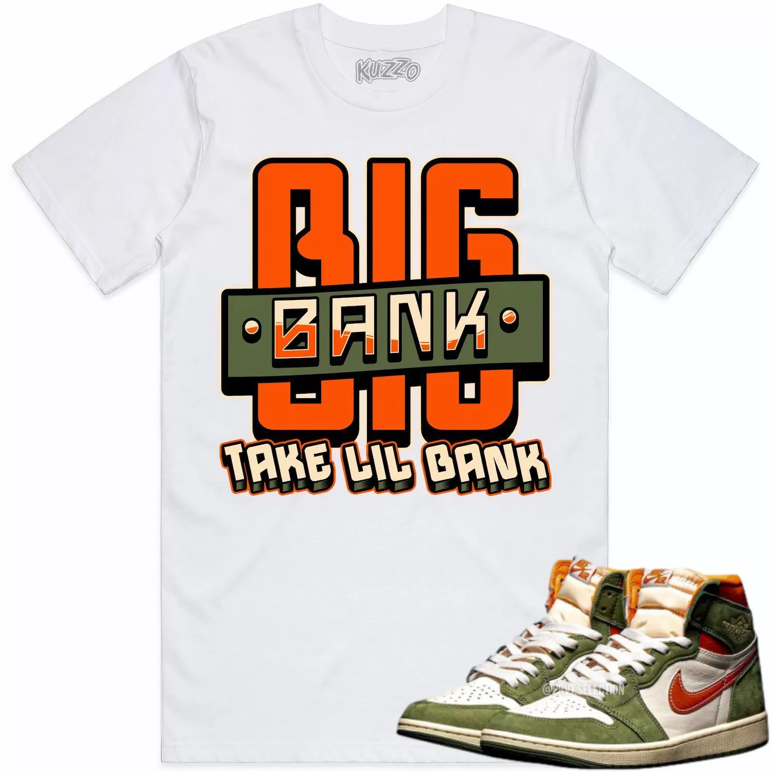 Jordan 1 Celadon 1s Shirt to Match - CELADON BIG BANK