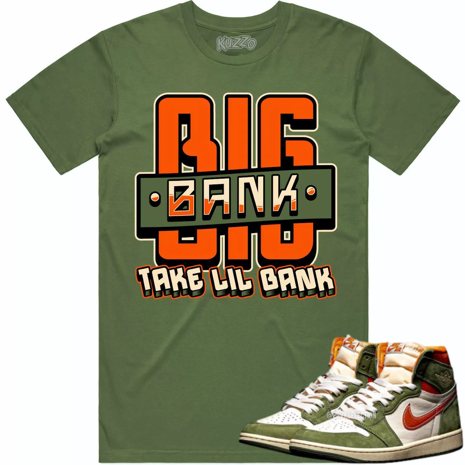 Jordan 1 Celadon 1s Shirt to Match - CELADON BIG BANK