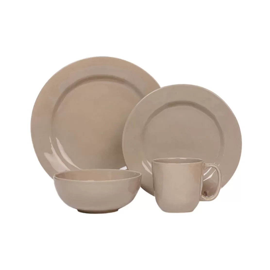 Juliska Puro 4pc Setting, Taupe