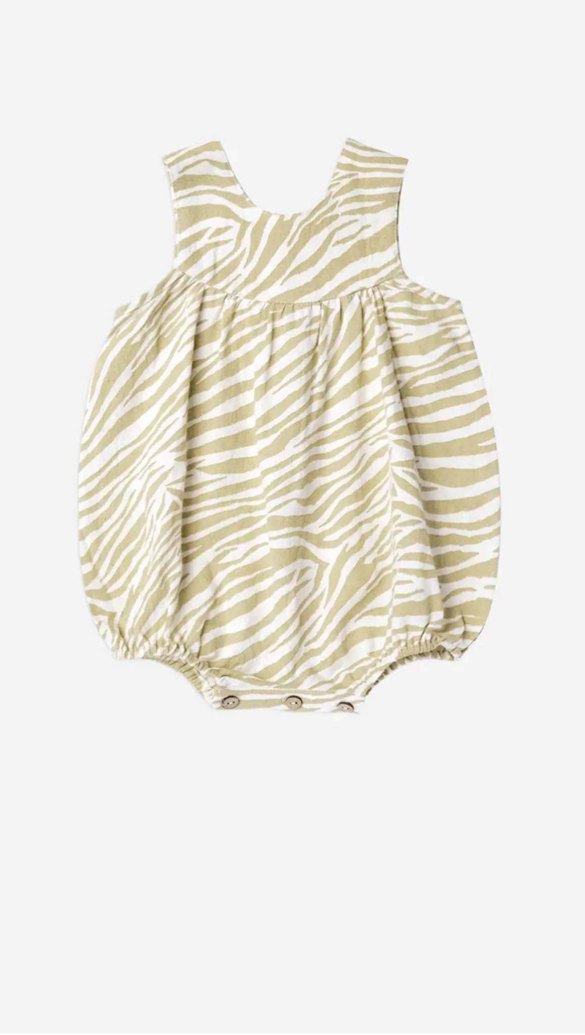 June Romper - Zebra