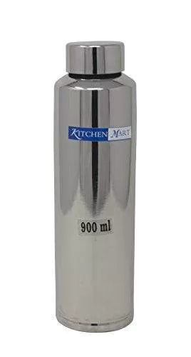 Kitchen Mart Amrut Stainless Steel Fridge Bottle, 900 ml