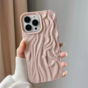 Luxury Bright Pleats Cute Phone Cases For iPhone 11 Pro Max, 12, 13, 14, 14 Pro