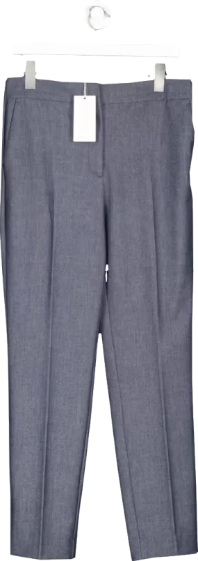 MANGO Blue Mid Rise Skinny Trousers BNWT UK 12