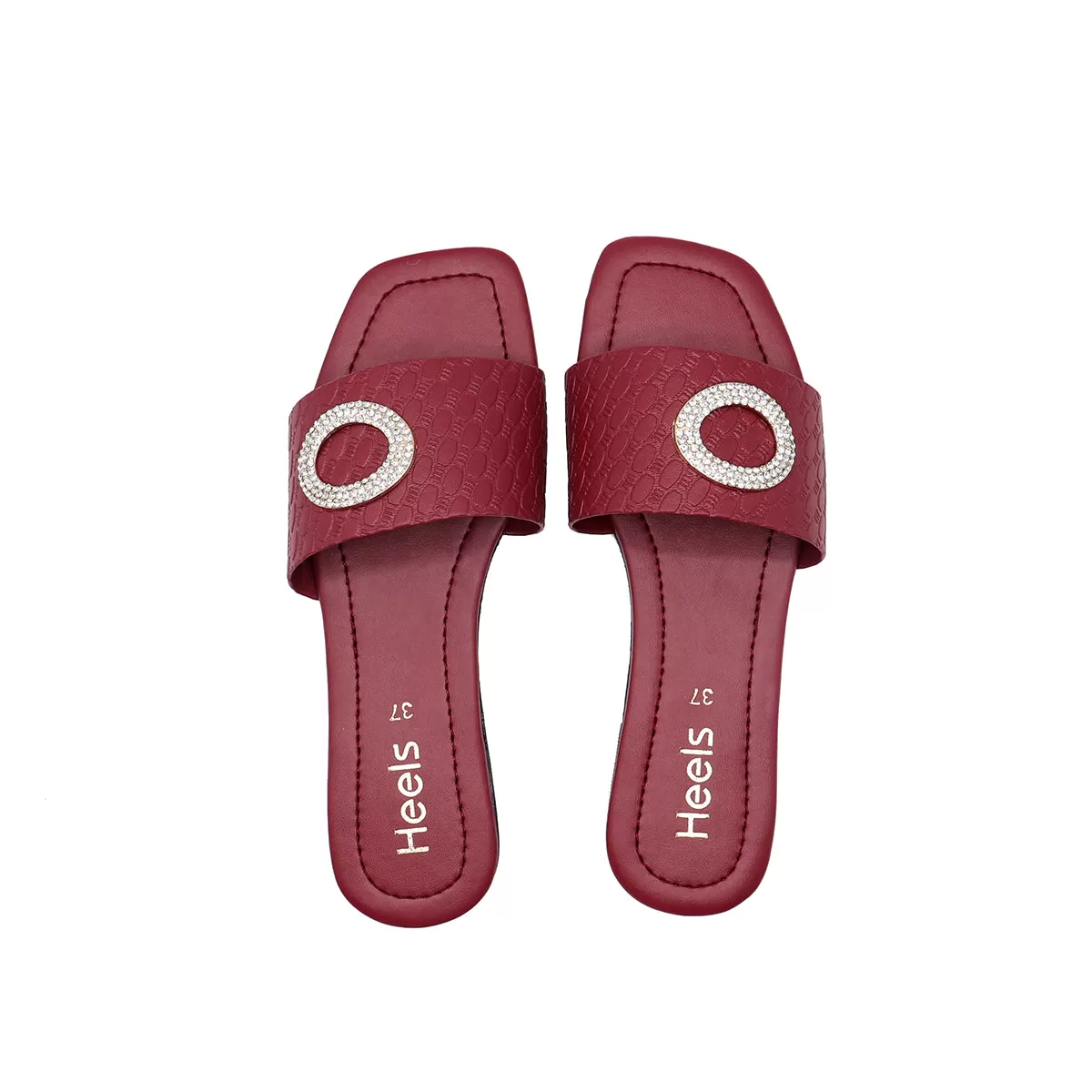 Maroon Casual Slipper 000377