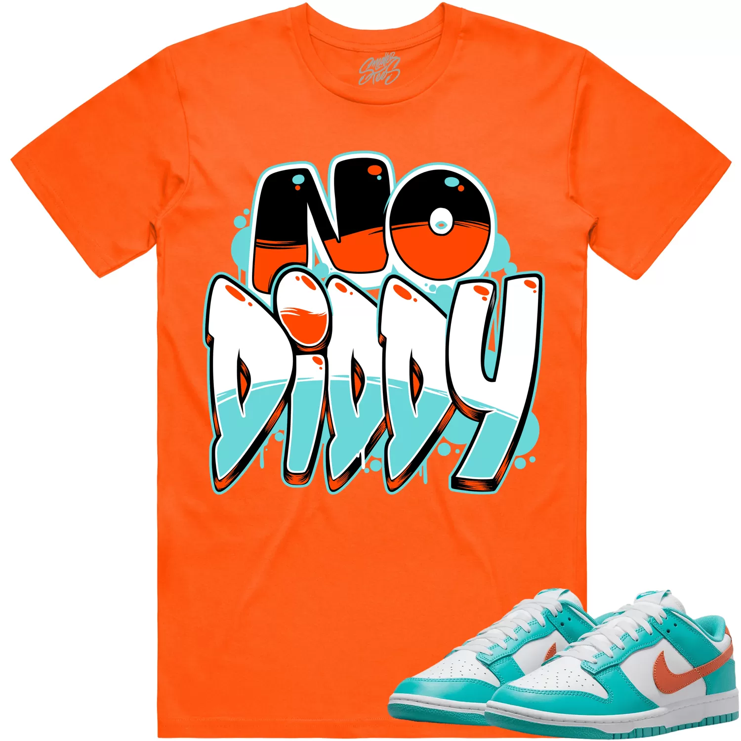 Miami Dolphin Dunks Shirt to Match - MIAMI NODIDDY