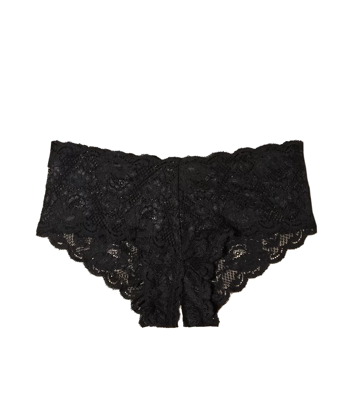 Naughtie Low Rise Boyshort in Black