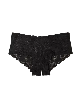 Naughtie Low Rise Boyshort in Black