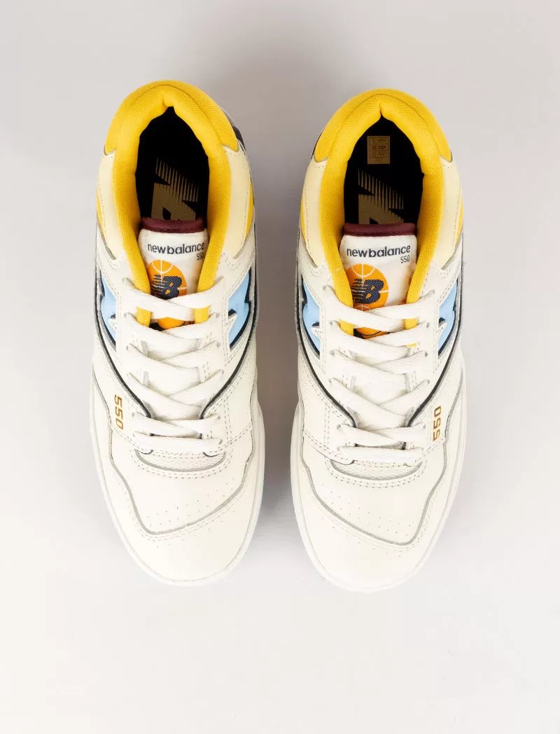 New Balance 550 Trainers Sea Salt / Team Carolina