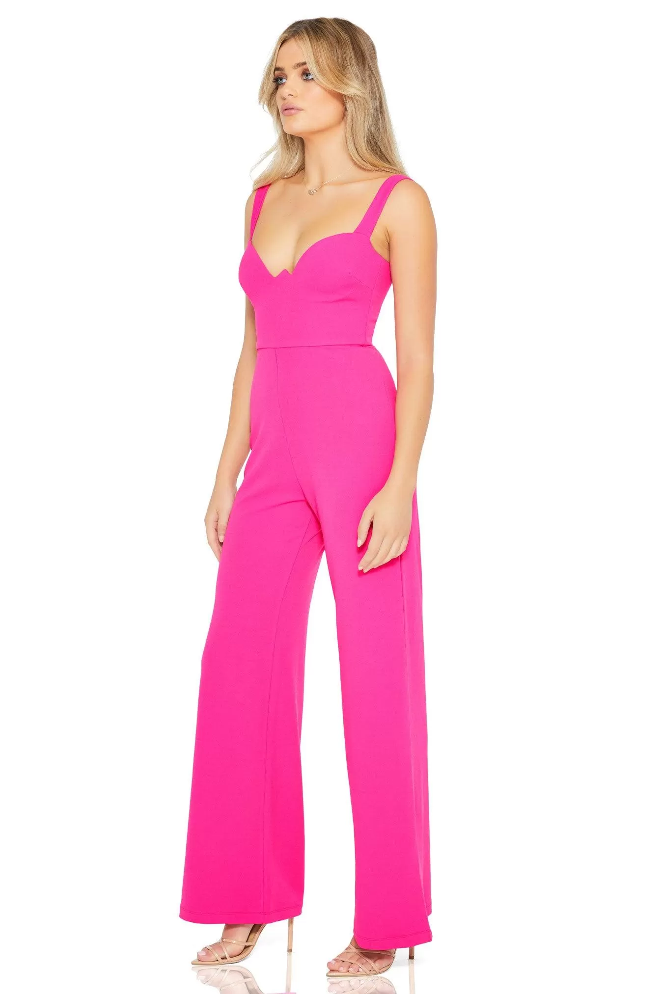 Nookie Romance Jumpsuit - Neon Pink