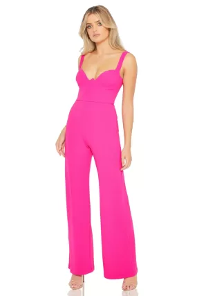 Nookie Romance Jumpsuit - Neon Pink