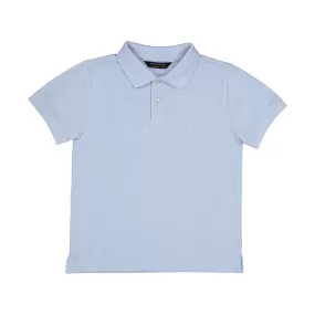 Nukutavake Basic Blue Short Sleeve Polo_ 890-43