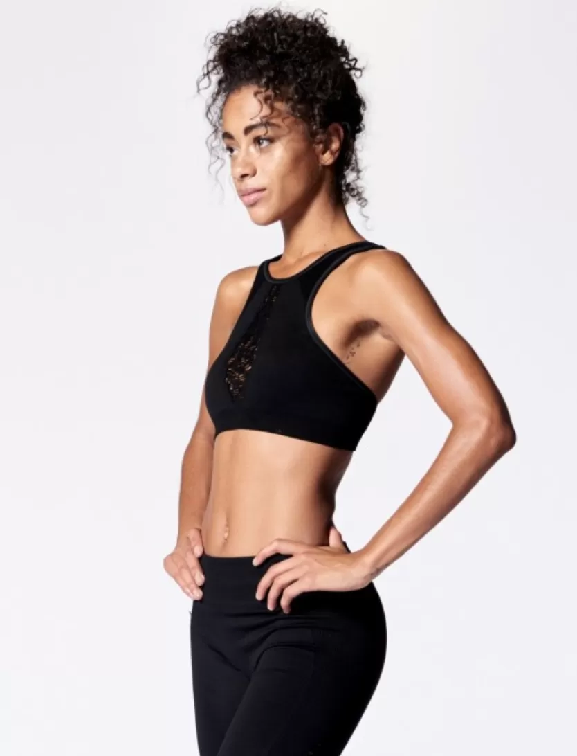 Nux Rivalry Mesh Crop Sports Bra