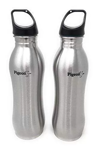 Pigeon Stainless Steel Bling Water Bottle 750ml (Set of 2)