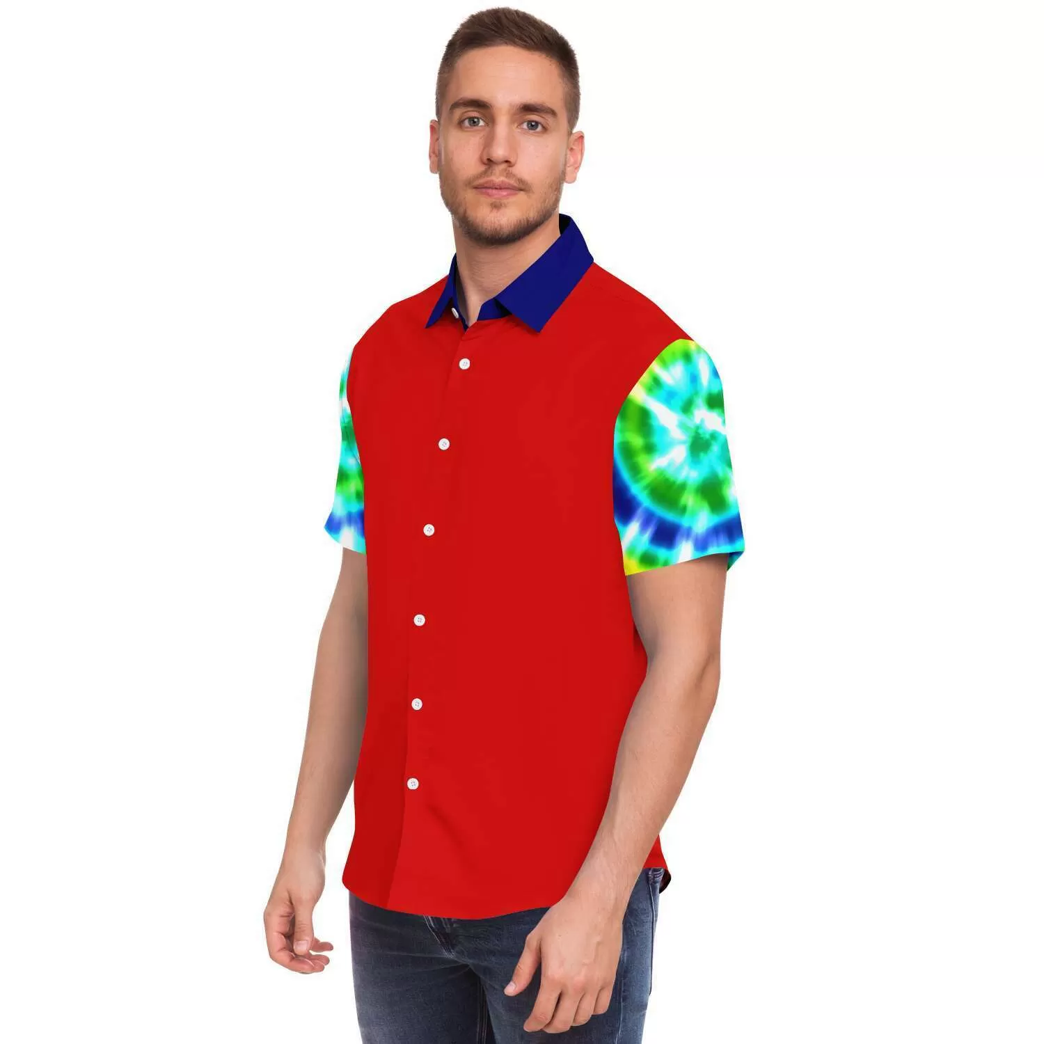 Rainbow Pride Button Down Shirt