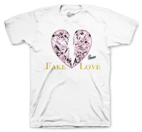 Retro 6 Gold hoops Shirt - Love - White