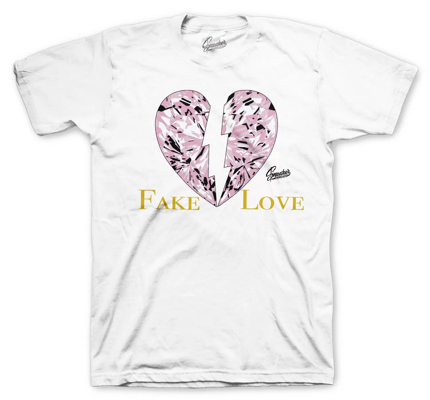 Retro 6 Gold hoops Shirt - Love - White