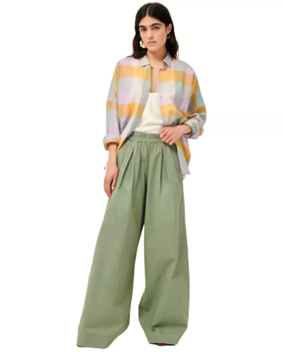 Ridye Trousers Infused Green