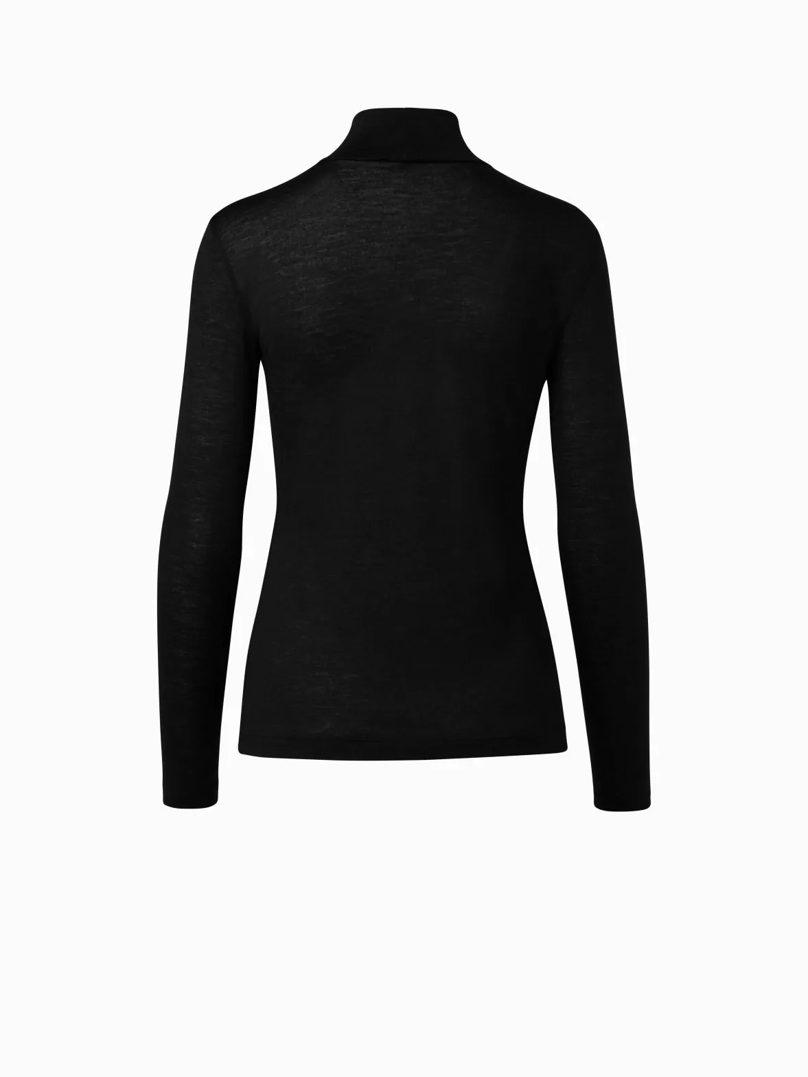 Rollkragenpullover aus Kaschmir-Seiden-Jersey