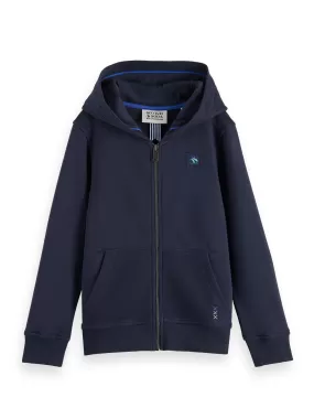 Scotch & Soda Boys Navy Zip-Up Hoodie_ 176042