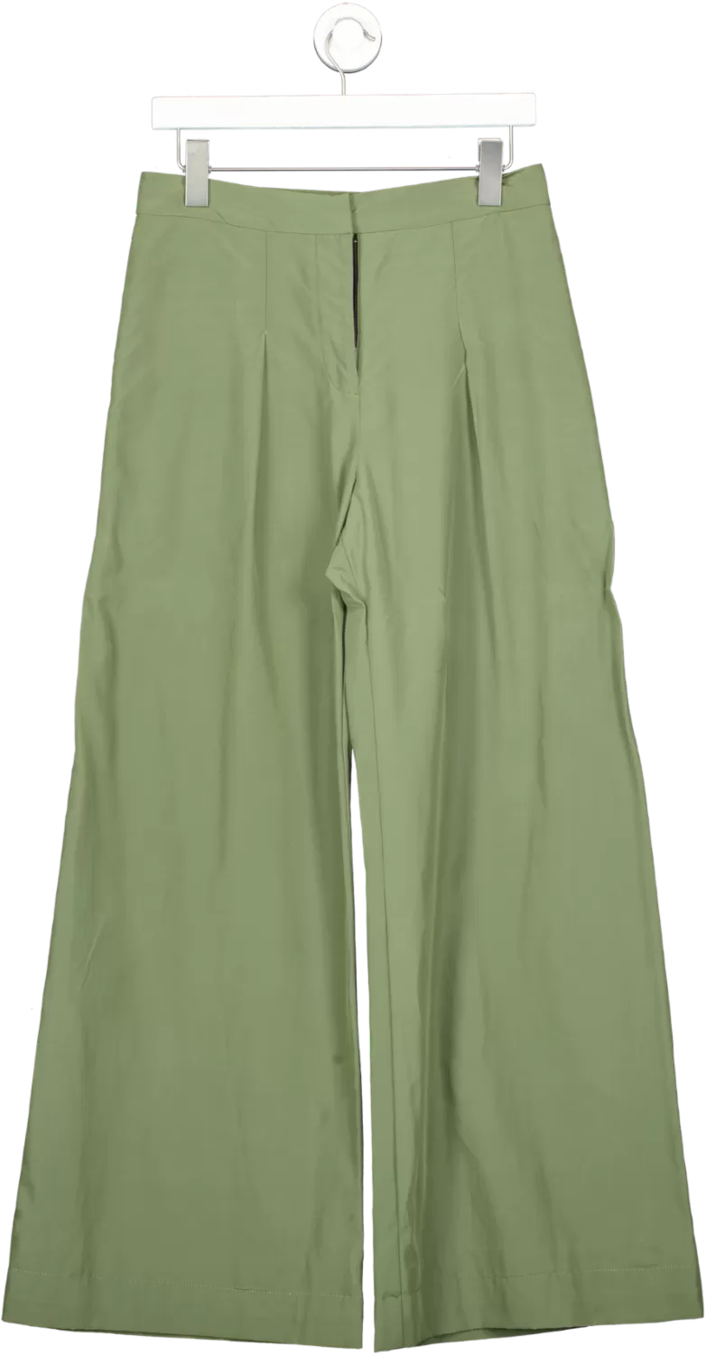 Serena Bute Green The Bute Trouser Khaki Cupro UK M